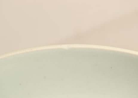 江戸中期染付流水に菊図尺皿
