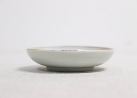 江戸幕末染付竹図小皿