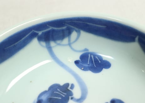江戸幕末染付幔幕図なます皿