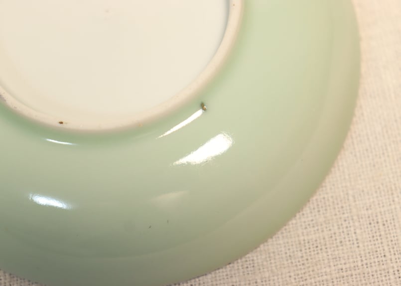 大正～昭和戦前青磁染付桐図小皿 | 吉祥寺PukuPuku