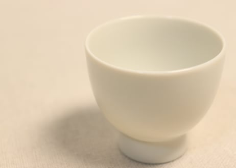 明治前期白磁小碗