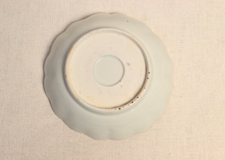 江戸幕末染付龍図なます皿①