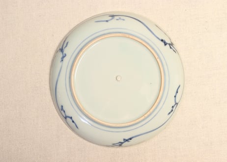 江戸後期染付瓢箪図6寸皿①