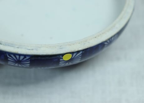 明治前期染付市松文食籠ノミホツ