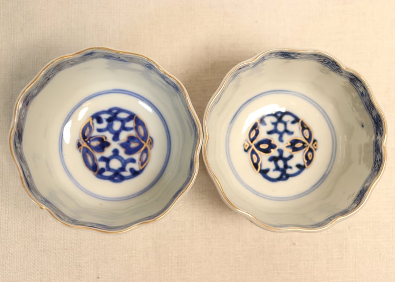 明治前期色絵熨斗と鶴亀図向付 | 吉祥寺PukuPuku