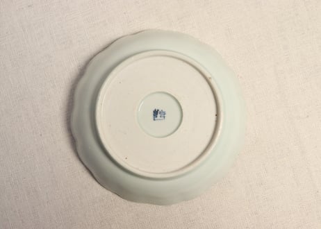 江戸幕末染付山葡萄図なます皿②　フリモノ
