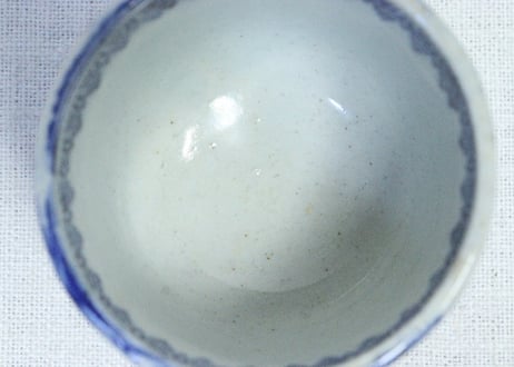 明治前期紙刷窓絵壺図向付