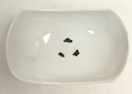 明治後期～大正鉄絵花図舟形皿①