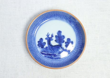 骨董　アンティーク　色絵　祥瑞　金襴手　双菊　瓢箪　向付　変形皿　2枚組 骨董アンティーク色絵祥瑞金襴手双菊瓢箪向付変形皿2枚組