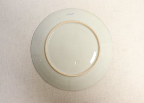 明治後期～大正銅判竹と筍図7寸皿①