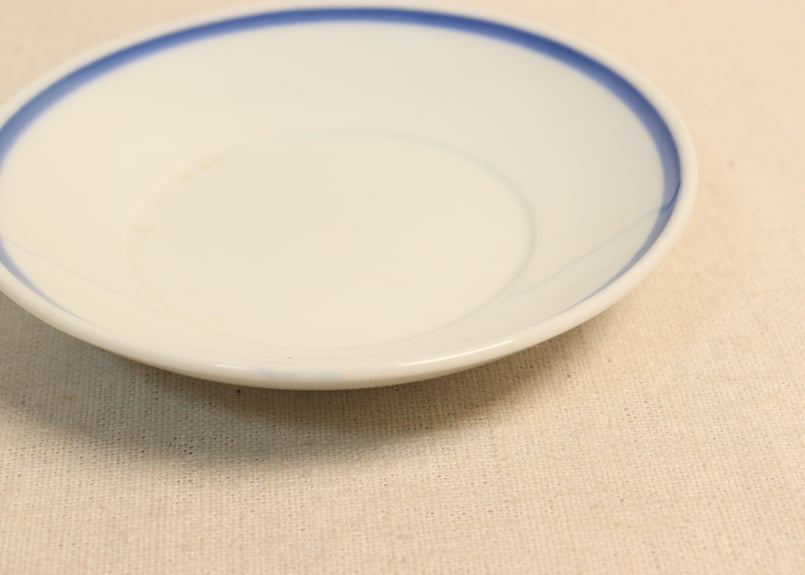 コンポート(大皿) 　 　　大正～昭和初期 大正昭和初期のアンティーク染付和食器