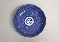 明治前期紙刷微塵唐草図なます皿①