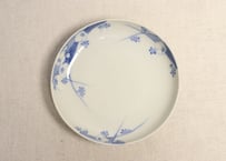 明治後期～大正源六製染付梅図小皿