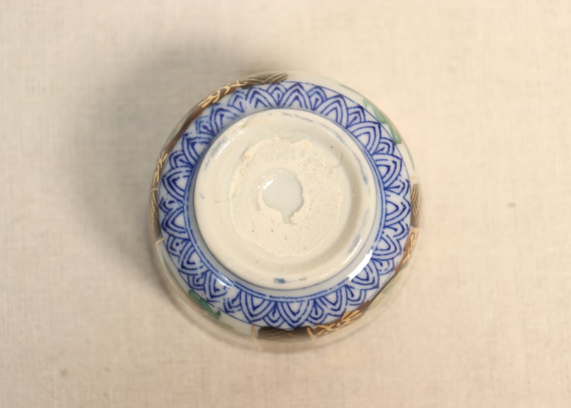 明治後期～大正銅判色絵草花図向付 | 吉祥寺PukuPuku
