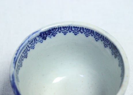 明治前期紙刷窓絵壺図向付