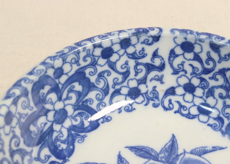 明治・大正時代「渦巻文そうめん鉢」希少品！！ 明治・大正時代「渦巻文そうめん鉢」希少品！！ 工芸品