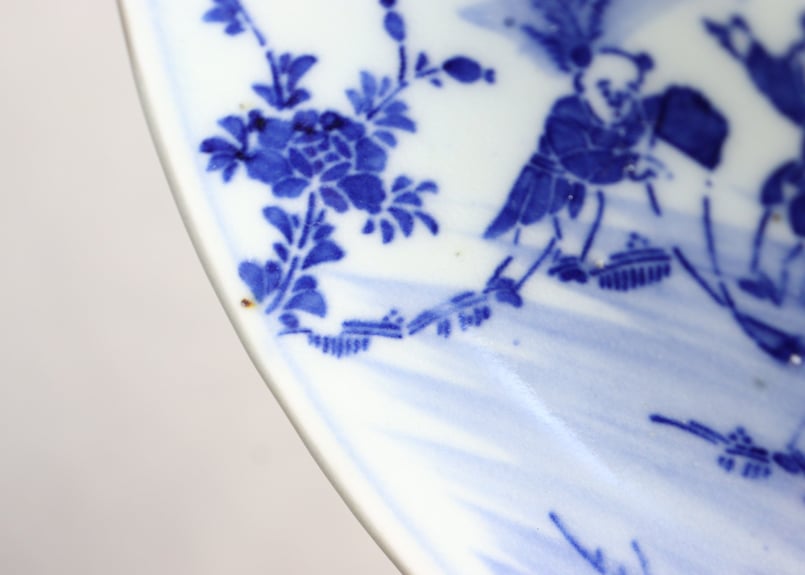 明治前期紙刷唐子図6寸皿 | 吉祥寺PukuPuku