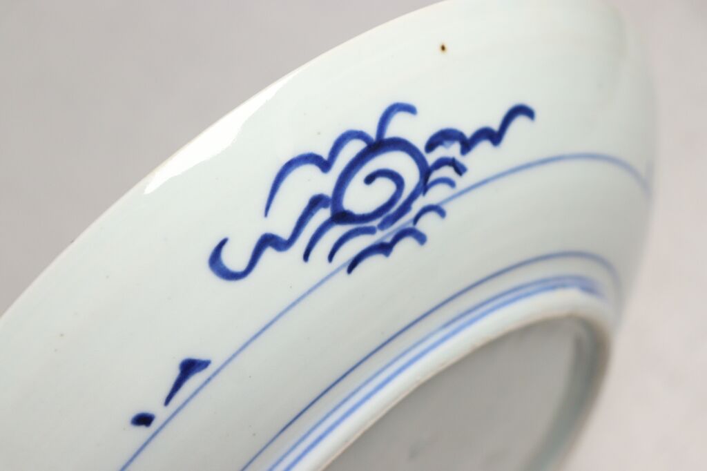 江戸幕末染付牡丹図9寸皿 | 吉祥寺PukuPuku