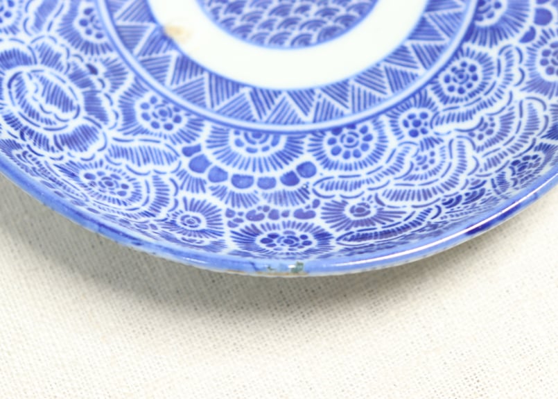 豪商旧蔵品　明治期　色絵鯉千鳥文膾皿　金蘭手　二十客　上手　金鯉　松竹梅　青海波 豪商旧蔵品 明治期 色絵鯉千鳥文膾皿 金蘭手 二十客 上手 金鯉 松竹梅