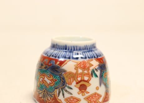 明治前期色絵兎図通り物小向付
