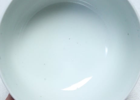 江戸幕末線描き牡丹図蒸茶碗