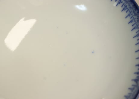 明治前期紙刷唐子と竹林図飯茶碗
