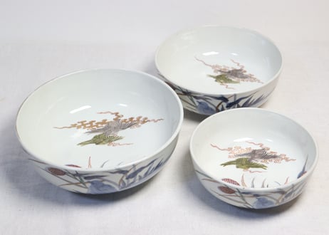 鉢 大鉢 色絵付け 赤絵 明治 大正 蛇の目 鳳凰 草文様 鉢 大鉢 色絵付け 赤絵 明治 大正 蛇の目 鳳凰 草文様 CATEGORY