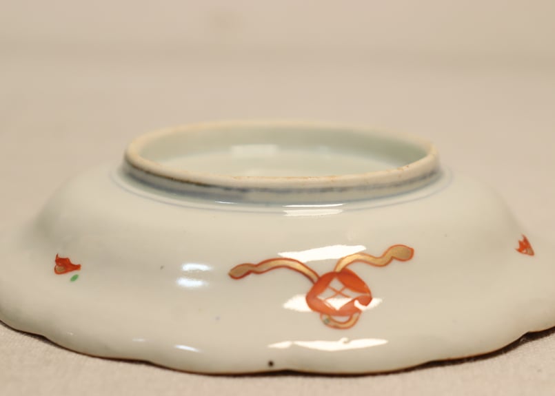 明治前期色絵松図屏風と犬図5寸皿 | 吉祥寺PukuPuku