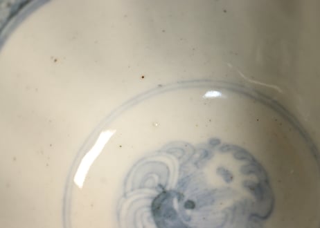 明治前期色絵竹梅と桐図通り物向付①