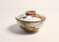 明治前期九谷焼色絵高砂図飯茶碗①