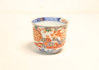 明治前期色絵龍と鳳凰図向付