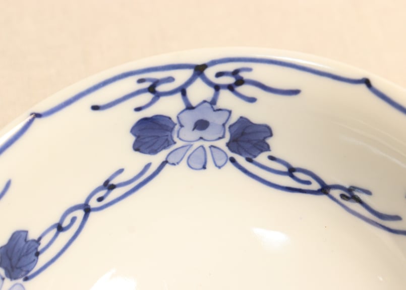 明治後期～大正染付鳳凰と花図小鉢 | 吉祥寺PukuPuku