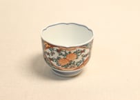 昭和戦前色絵牡丹図向付