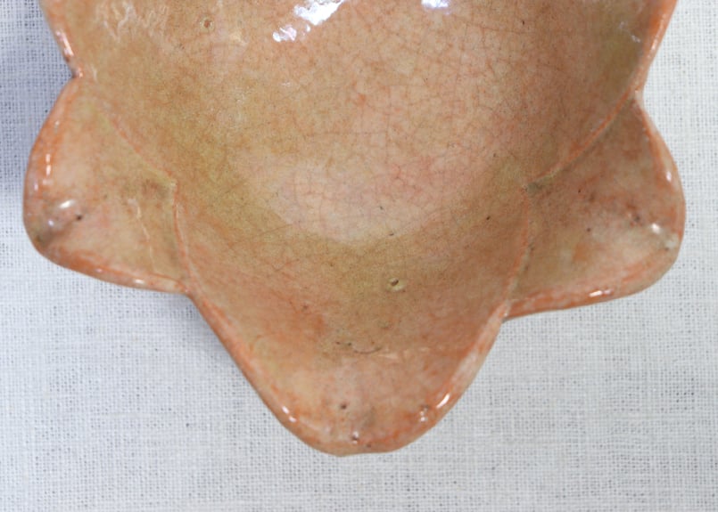 赤楽百合花形向付 共箱付5客組 直し,かたつき | 吉祥寺PukuPuku