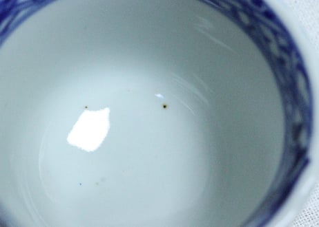 明治前期染付竹林図向付