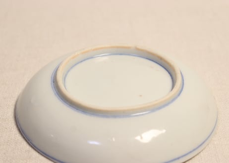 明治後期~大正銅判洗濯図小皿
