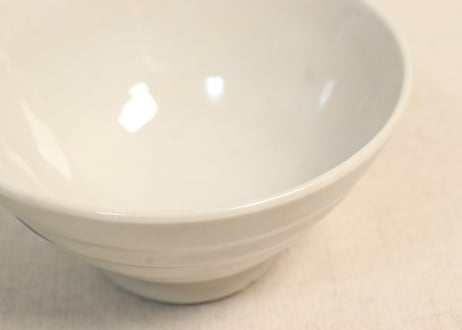 大正～昭和戦前染付梅図蓋なし茶碗