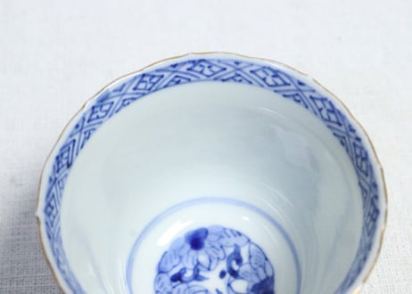 明治前期色絵四君子図向付①