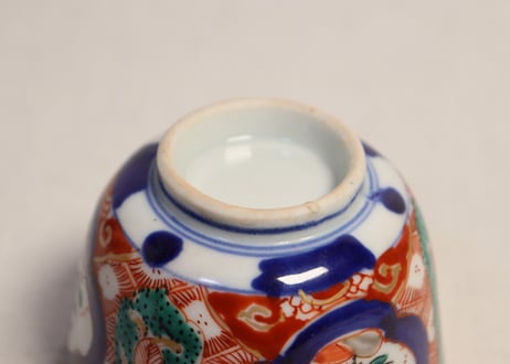 明治前期色絵萩図向付