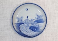 明治後期~大正銅判馬と人物図小皿