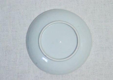 明治後期～大正染付松鶴図5寸皿