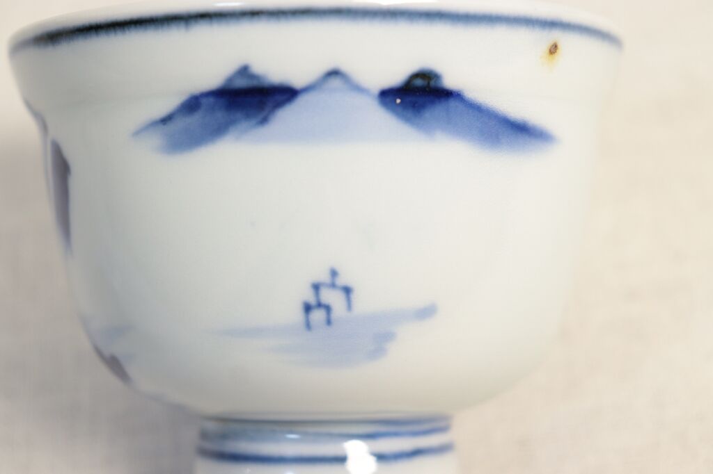 大正~昭和戦前染付山水つぼ碗 | 吉祥寺PukuPuku 大正~昭和戦前染付山水つぼ碗 | 吉祥寺PukuPuku