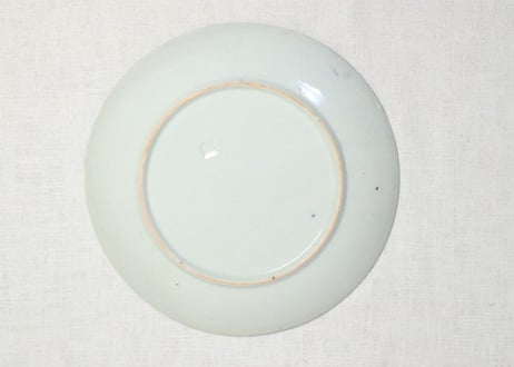 明治後期～大正銅判山水図8寸皿