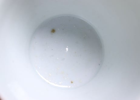 江戸中期白磁猪口 高台小ホツ①