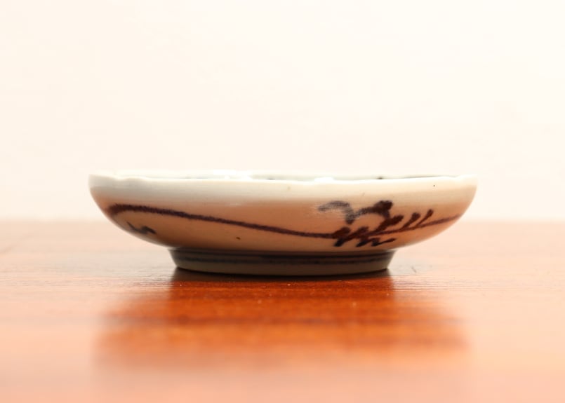 江戸中期筒江窯染付梅と竹図小皿 5客組 | 吉祥寺PukuPuku