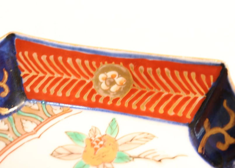 明治前期色絵柘榴図菱形皿③ノミホツ | 吉祥寺PukuPuku