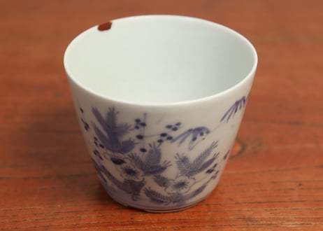 【上作品❗️】明治時代【柿右衛門様式】金彩色絵　草花に栗の図　割山椒鉢　3客 栗山園オンライン通販部 / 【出物】 花車之絵茶碗 宮川（真葛）香斎