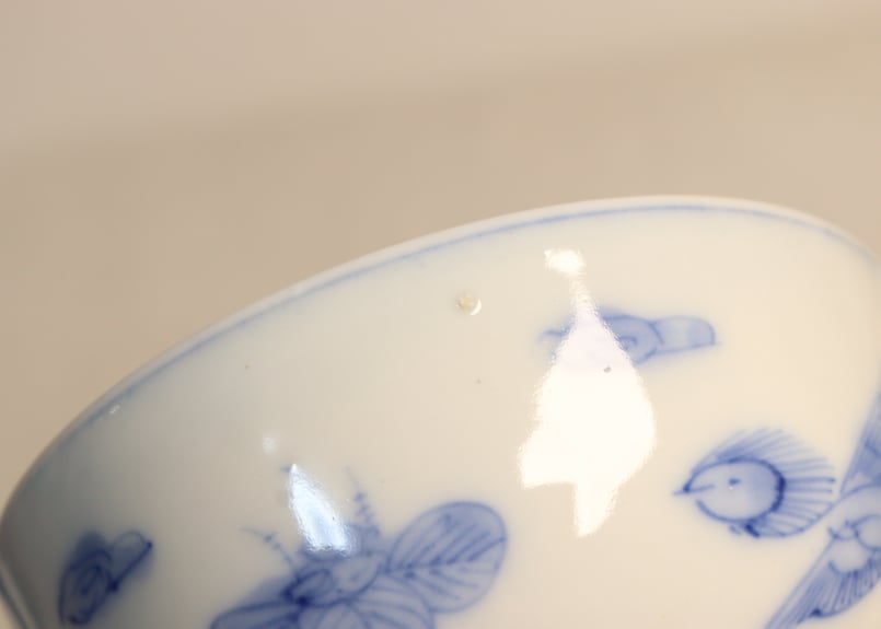 明治後期～大正染付鳳凰図飯茶碗 | 吉祥寺PukuPuku