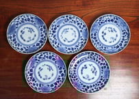 江戸中期古九谷金銀彩鮎図菱型皿 色スレ④ | 吉祥寺PukuPuku