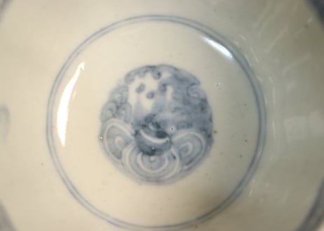明治前期色絵竹梅と桐図通り物向付①
